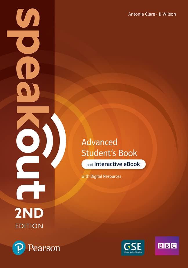 Speakout Advanced 2nd Edition Students' Bookk & Interactive eBook with Digital Resources Access Code