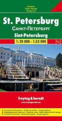 Freytag Berndt Stadtpläne, St. Petersburg - Maßstab 1:20 000, 1:53 000: Touristische Informationen. Straßenverzeichnis. Cityplan (City Map)