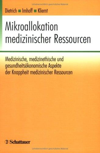 Mikroallokation medizinischer Ressourcen