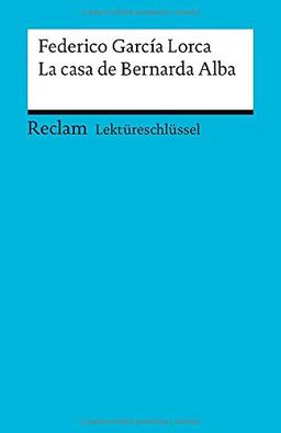 Lektüreschlüssel zu Federico García Lorca: La casa de Bernarda Alba (Reclams Universal-Bibliothek)