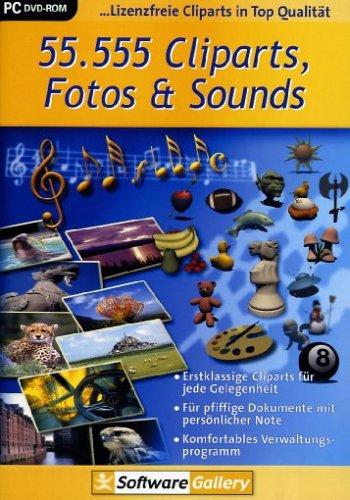 55.555 Cliparts, Fotos & Sounds (DVD-ROM)