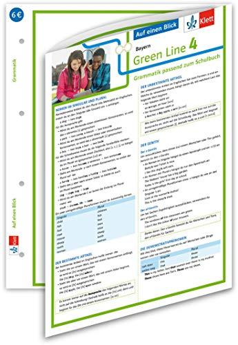 Klett Green Line 4 Bayern - Auf einen Blick: Grammatik passend zum Schulbuch