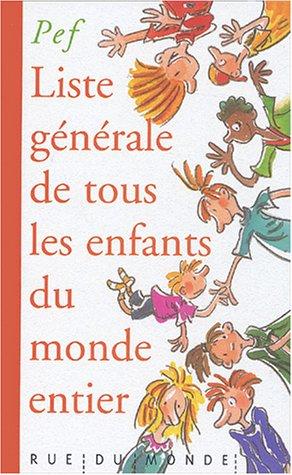 Liste générale des enfants du monde