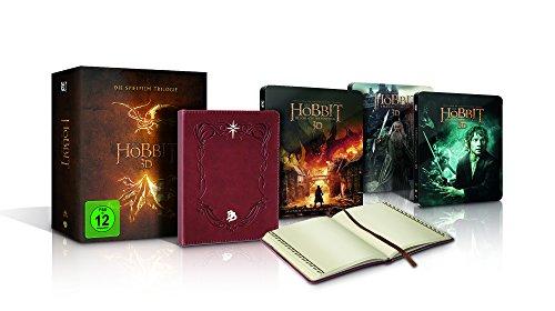 Der Hobbit - Die Spielfilm Trilogie (Limitierte Steelbook Edition inkl. Bilbo's Journal) [3D Blu-ray] [Limited Edition]