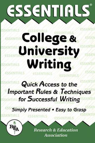 COL & UNIV WRITING ESSENTIALS (Essentials Study Guides)