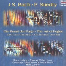 Bach: Die Kunst der Fuge, für großes Orchester bearb. Fritz  Stiedry / The Art of Fugue, arr. for full orchestra by Fritz Stiedry