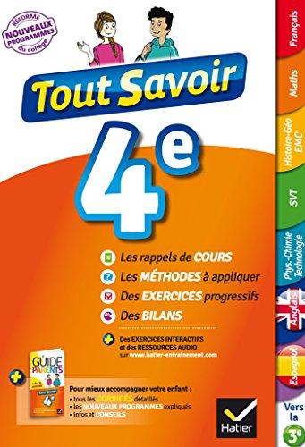 Tout savoir 4e