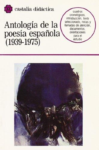 Antología de la poesía española : 1939-1975 (Civitas, Biblioteca de Legislacion)