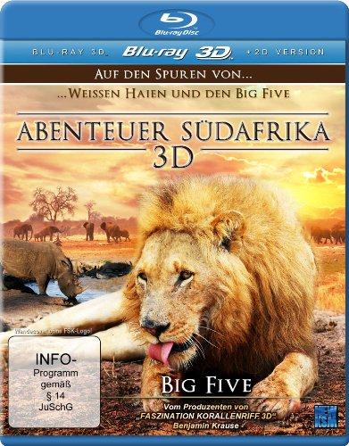 Abenteuer Südafrika 3D - Auf den Spuren von weißen Haien und den Big Five [3D Blu-ray]