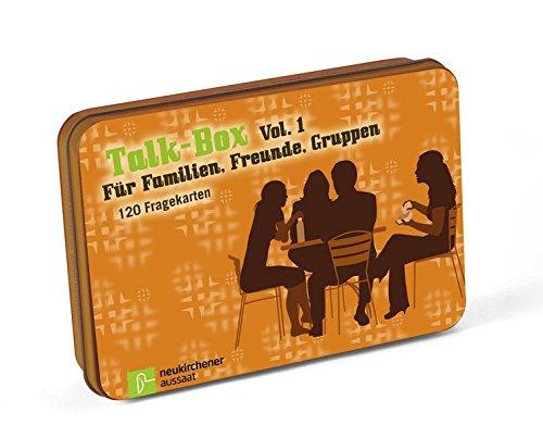 Talk-Box Vol. 1 - Für Familien, Freunde und Gruppen. 120 Fragekarten in Metalldose