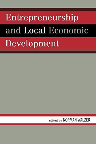 Entrepreneurship and Local Economic Development