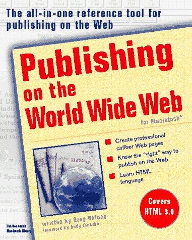 Publishing on the World Wide Web for Macintosh