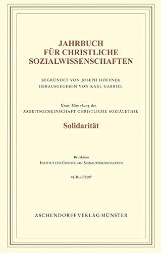 Jahrbuch für christliche Sozialwissenschaften