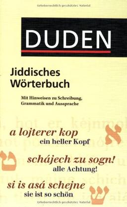 Duden Taschenbücher, Bd.24, Jiddisches Wörterbuch