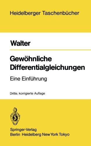 Gewöhnliche Differentialgleichungen: Eine Einführung (Heidelberger Taschenbücher)