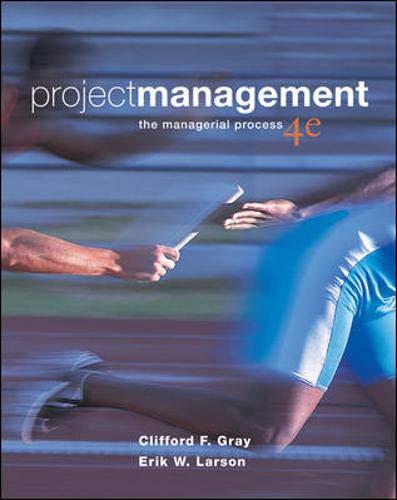 Project Management: The Managerial Process