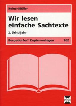 Wir lesen einfache Sachtexte - 2. Klasse: Mit Selbstkontrolle