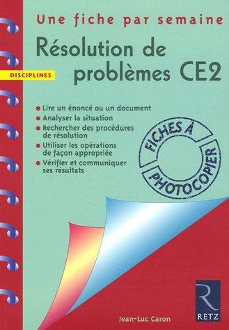 Résolution de problèmes CE2