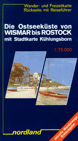 Nordland Karten, Die Ostseeküste von Wismar bis Rostock mit Stadtkarte Kühlungsborn