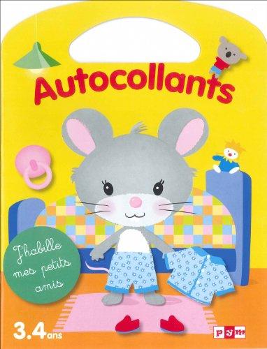 Cahier autocollants avec poignée Souris: 3-4 ans