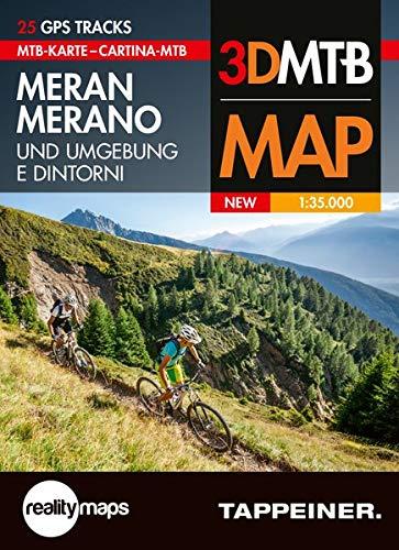 Moutainbike-Karte Meran und Umgebung: Cartina Mountainbike Merano e Dintorni (Mountainbike-Karten) (Mountainbike-Karten / Cartine Mountainbike)