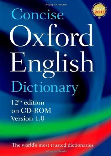 Concise Oxford English Dictionary. CD-ROM for Windows/Mac Individual User Version 1.0: over 50.000 spoken pronounciations