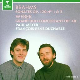 Brahms: Klarinettensonaten Op. 120, 1 und 2