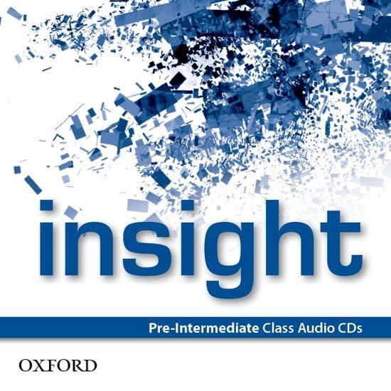 Insight Pre-Intermediate. Class CD