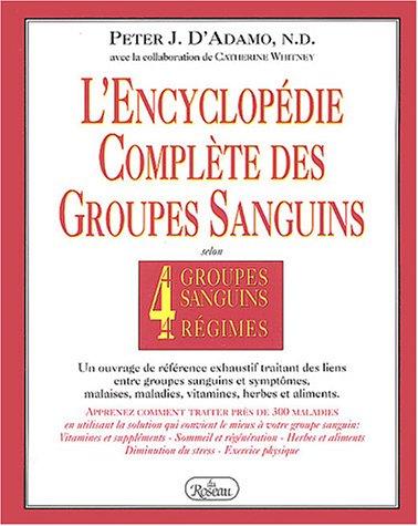 Encyclopédie des 4 groupes sanguins