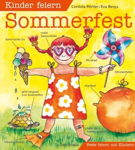 Kinder feiern Sommerfest