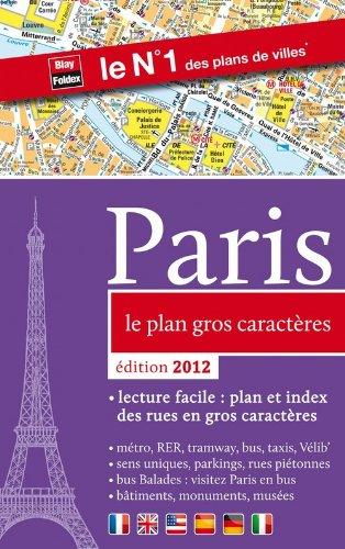 Paris, le plan gros caractères