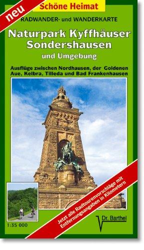 Radwander- und Wanderkarte Naturpark Kyffhäuser, Sondershausen und Umgebung: Ausflüge zwischen Nordhausen, der Goldenen Aue, Kelbra, Tilleda und Bad Frankenhausen. 1:35000 (Schöne Heimat)