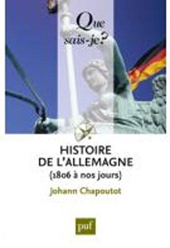 Histoire de l'Allemagne : de 1806 à nos jours