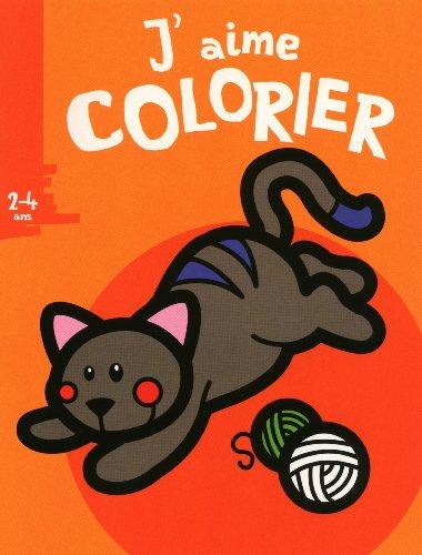 J'aime colorier, 4-6 ans : chat