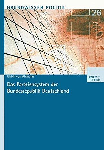 Das Parteiensystem der Bundesrepublik Deutschland (Grundwissen Politik)