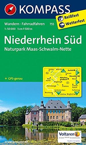 Niederrhein Süd - Naturpark Maas - Schwalm - Nette: Wanderkarte mit Radrouten. GPS-genau. 1:50000 (KOMPASS-Wanderkarten, Band 755)