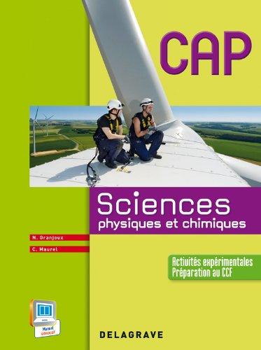 Sciences physiques et chimiques : CAP : activités expérimentales, préparation au CCF