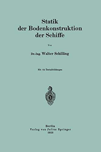 Statik der Bodenkonstruktion der Schiffe (German Edition)