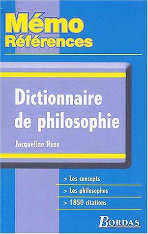 Dictionnaire de philosophie