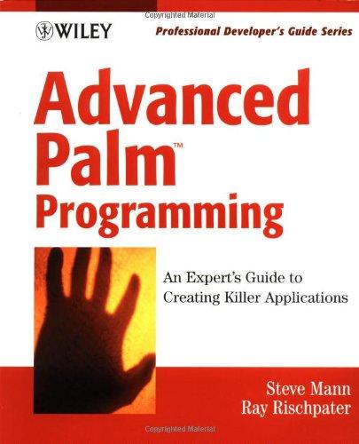 Advanced Palm Programming, w. CD-ROM (Professional Developer's Guide Series)