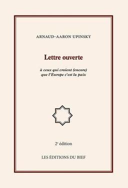 Lettre ouverte à ceux qui croient (encore) que l'Europe c'est la paix