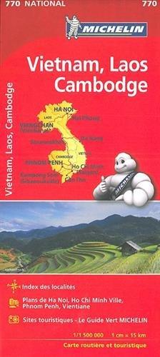 Mapa national Vietnam Laos Camboya (Mapas National Michelin)