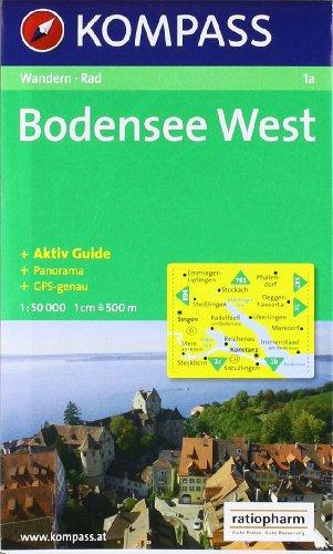 Bodensee West: Wandern / Rad. Mit Panorama. GPS-genau. 1:50.000