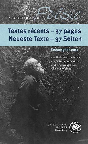 Textes récents - 37 pages/Neueste Texte - 37 Seiten: Poésie/Gedichte