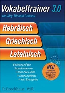 Vokabeltrainer Hebräisch, Griechisch, Lateinisch - CD-ROM für Windows 98/ME/2000/XP/NT 4.x. Einzellizenz. Mit Sprachausgabe  (Lernmaterialien)