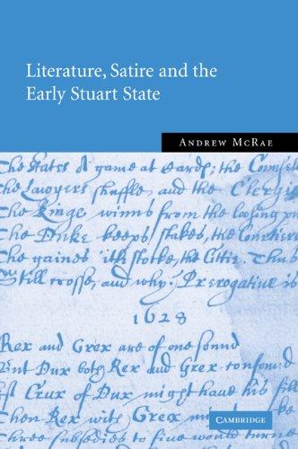 Literature, Satire and the Early Stuart State