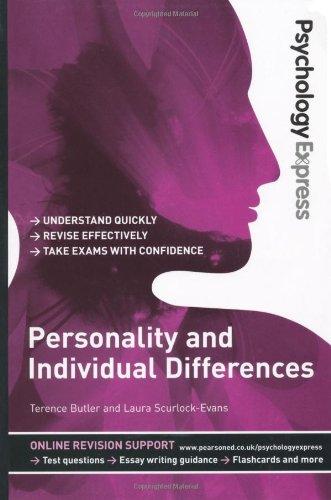 Psychology Express: Personality and Individual Differences (Undergraduate Revision Guide)