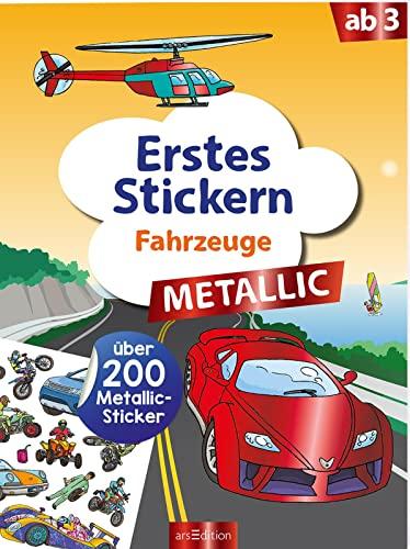 Erstes Stickern Metallic - Fahrzeuge: Über 200 Metallic-Sticker