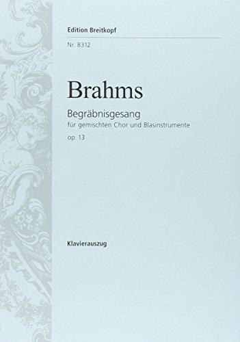 Begräbnisgesang op. 13 - Klavierauszug (EB 8312 )