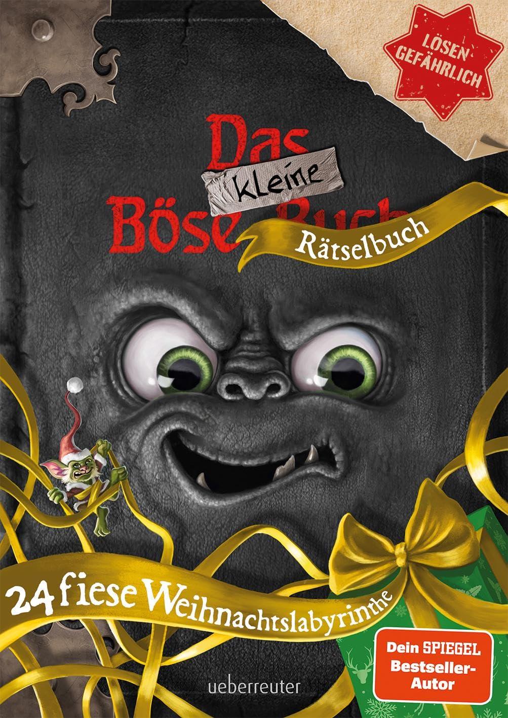 Das kleine Böse Rätselbuch - 24 fiese Weihnachtslabyrinthe: Weihnachtlicher Rätselspaß ab 8 Jahren für alle Fans der Spiegel-Bestseller-Reihe "Das kleine Böse Buch": Lösen gefährlich!